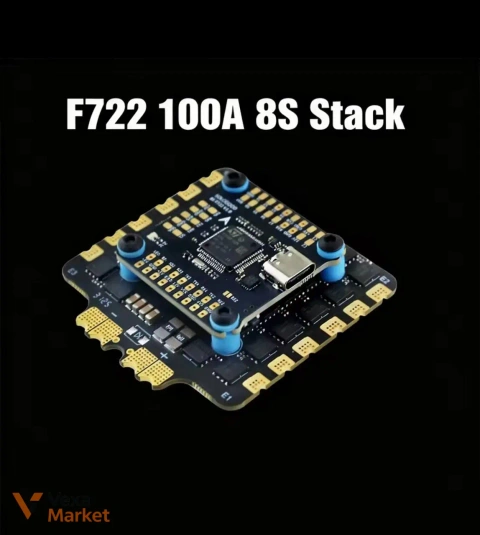 Політний контролер SoloGood F722 100A 8S Stack ICM42688P для FPV дронів