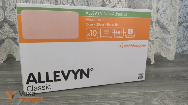 Пов'язки пінні Smith & Nephew Allevyn Classic Non-Adhesive 10x20 см — фото 2