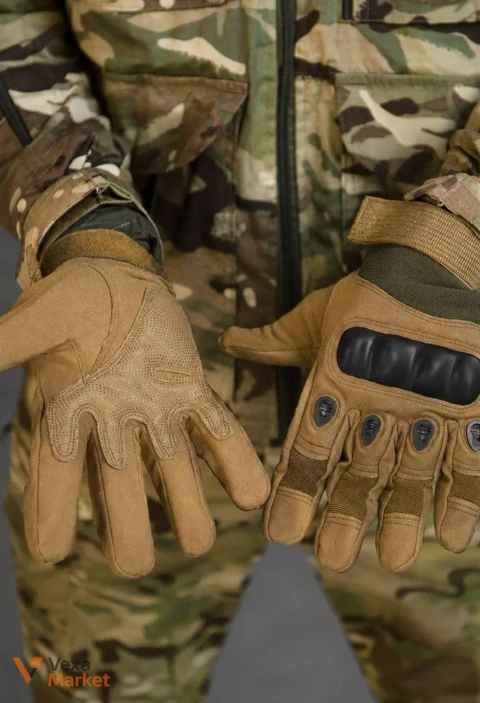 Повнопалі тактичні рукавиці Oakley койот