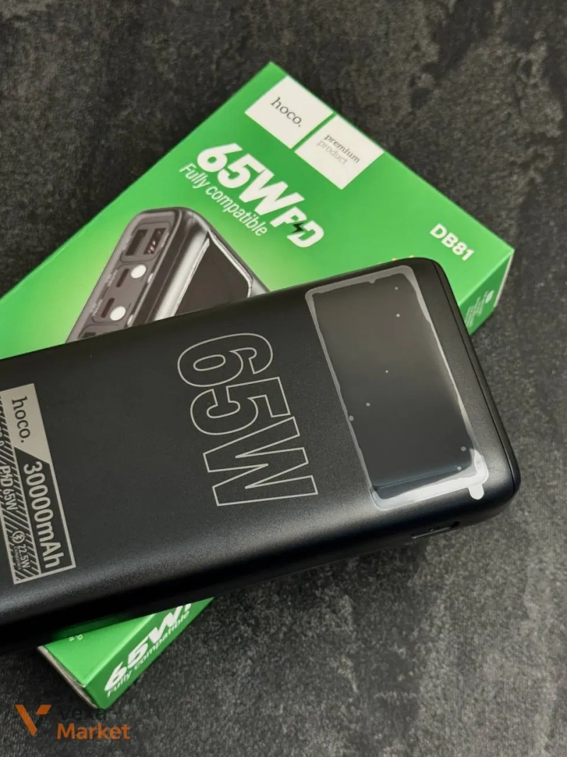 Power Bank Hoco DB81 Apollo PD65W 30000 mAh — фото 5