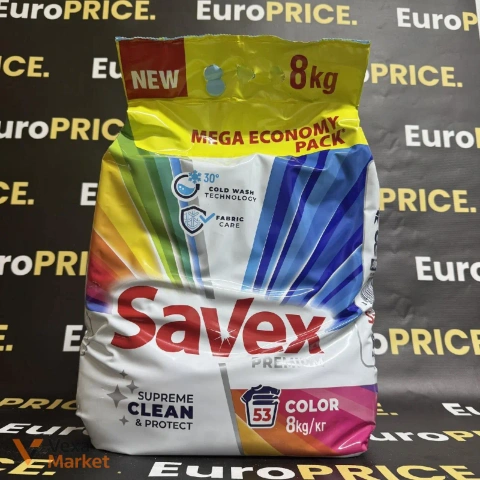 Пральний порошок Savex Color 8 кг