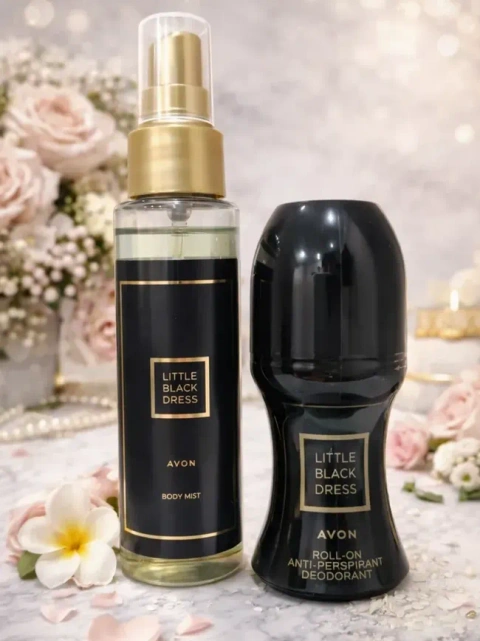 Набір парфумований спрей для тіла + дезодорант little black dress avon / літл блек дрес ейвон