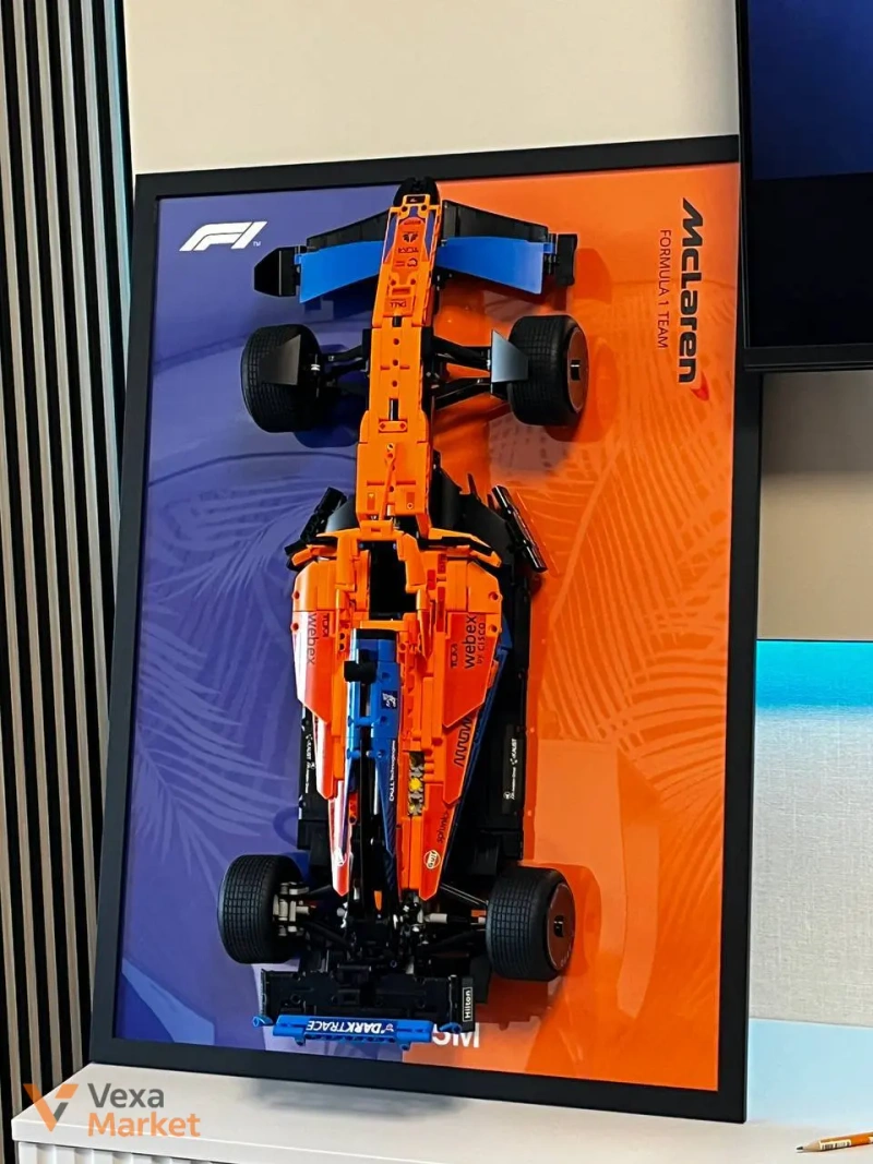 Рамка з моделлю боліда Формули 1 (Mercedes/Red Bull) для Technic — фото 3