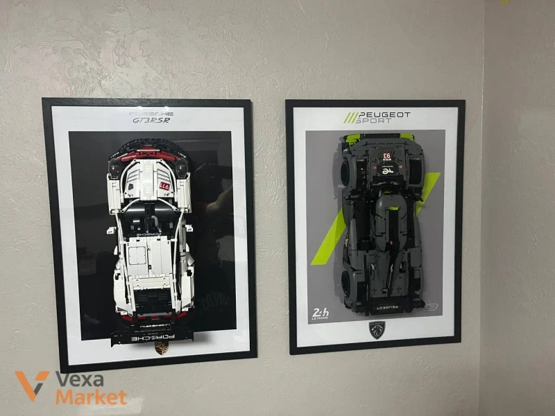Рамка з моделлю боліда Формули 1 (Mercedes/Red Bull) для Technic — фото 4