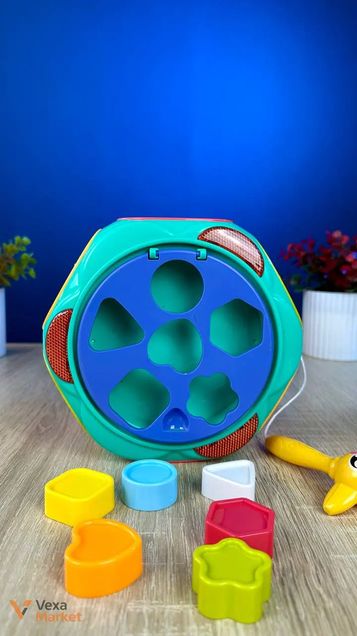 Развивающий многогранник "BLOCK WISDOM CUBE" с английским языком, пианино, телефоном и магнитной игрой — фото 4