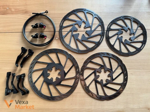 Ротор Sram Centrline 180, 203 мм, гідролінія, адаптери, курки Sram Maven