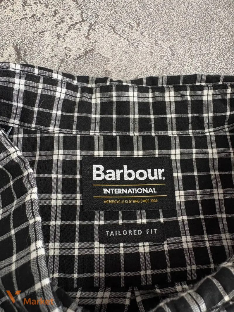 Рубашка Barbour International клетчатая размер Л — фото 3