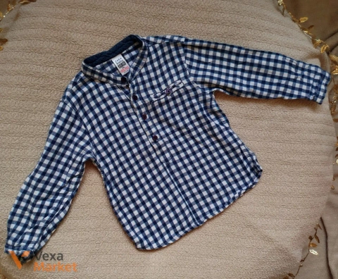 Рубашка в клетку для мальчика Zara, 2-3 года, 98 см