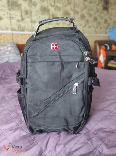 Рюкзак Swissgear чорний, 40л, 50х30х20 см