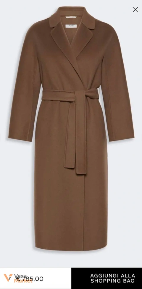 S Max Mara Пальто ESTURIA з чистої вовни