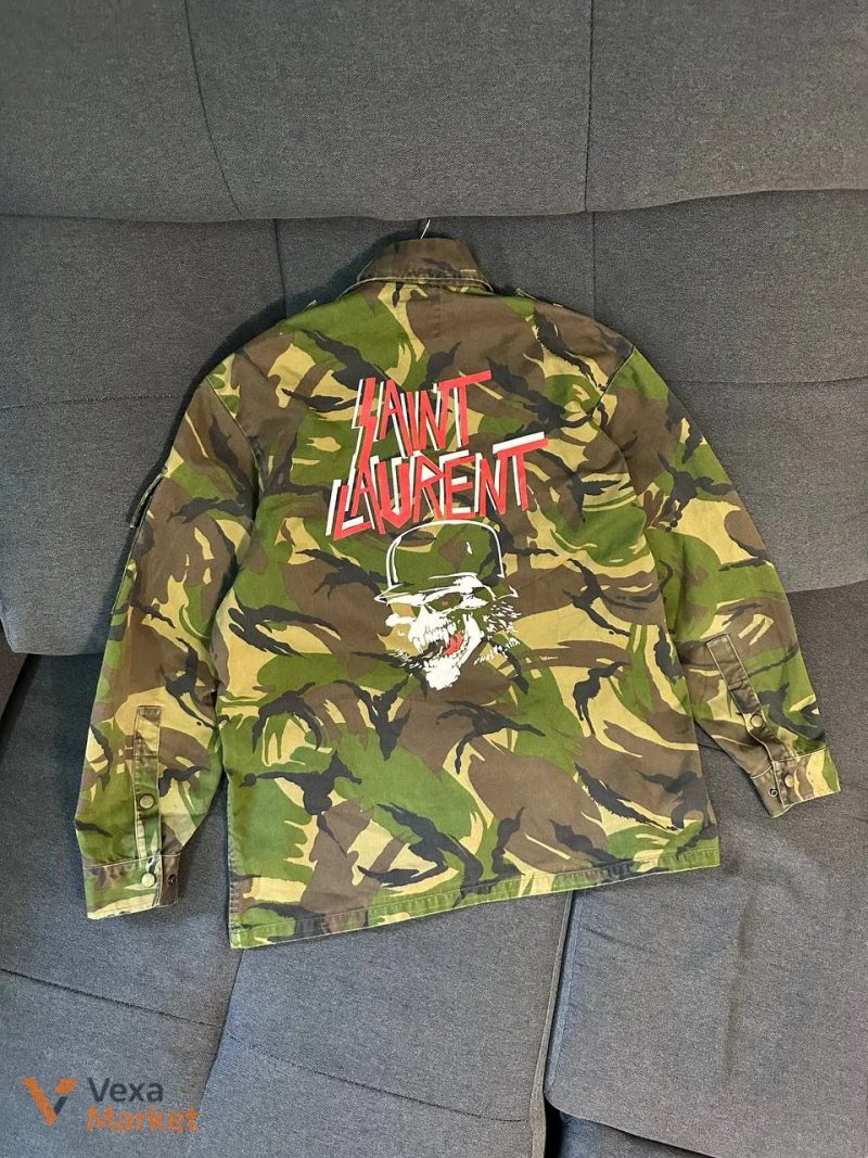 Saint Laurent bootleg camo jacket L-XL — фото 6