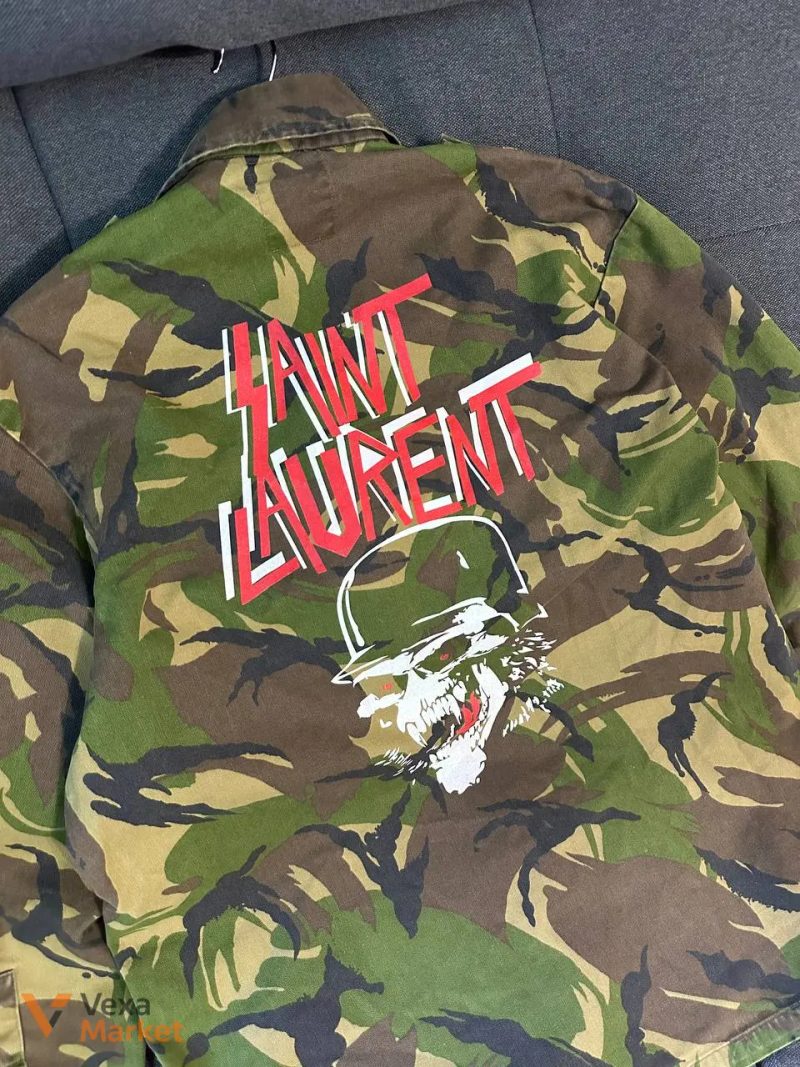 Saint Laurent bootleg camo jacket L-XL — фото 7