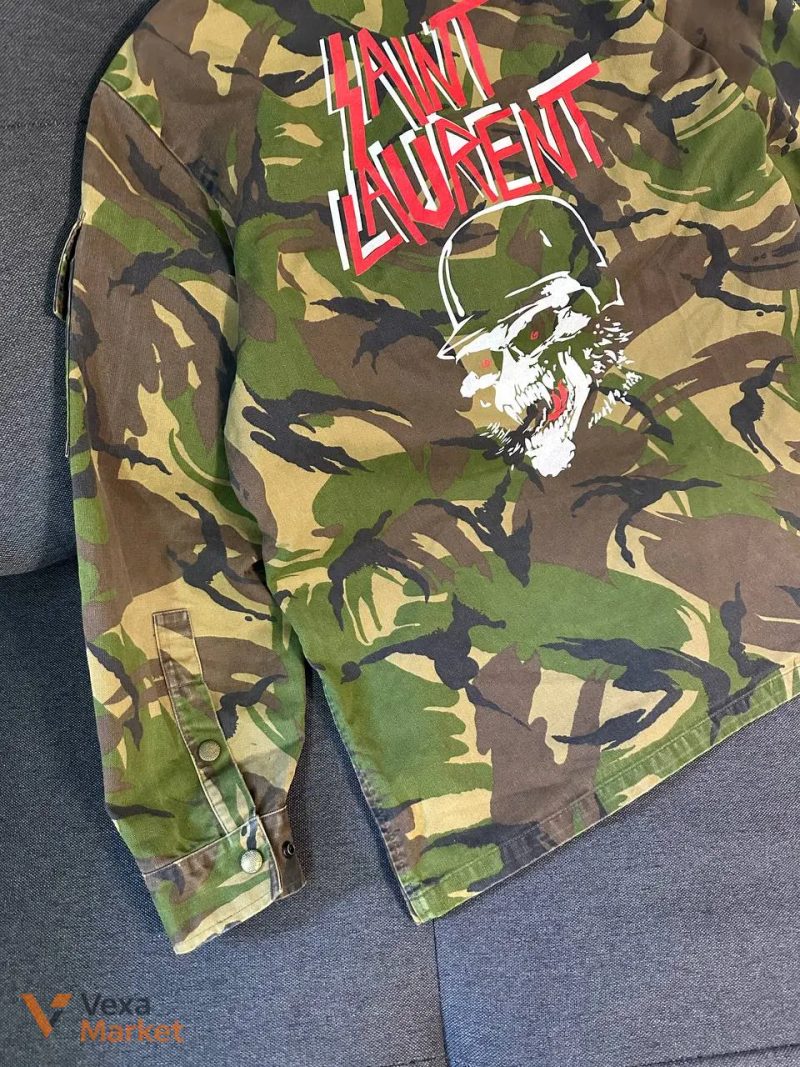 Saint Laurent bootleg camo jacket L-XL — фото 8