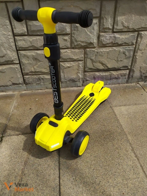 Самокат 3-колісний BestScooter з парогенератором, звуком та світлом