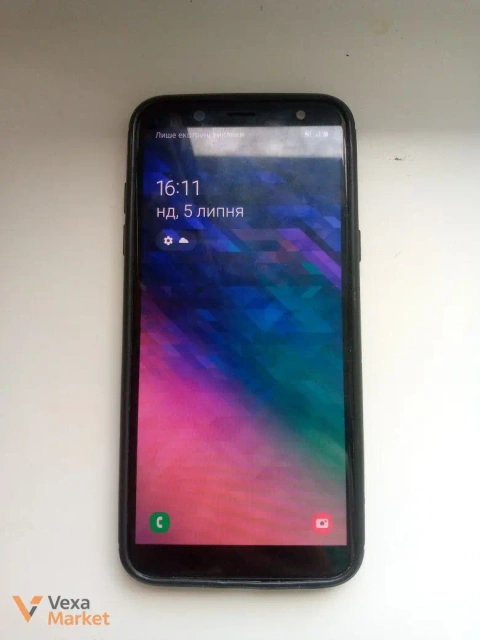 Samsung A6 Android 10 NFC 3/32GB с трещинами на экране