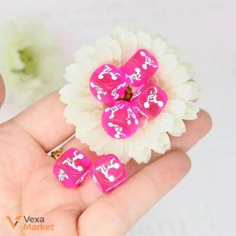 Секс-кубик з позами рожевий