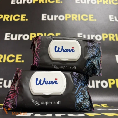Серветки вологі дитячі Wewi Super Soft 120 шт.