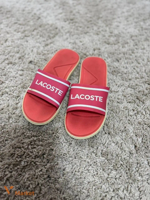 Шлепки Lacoste размер 38