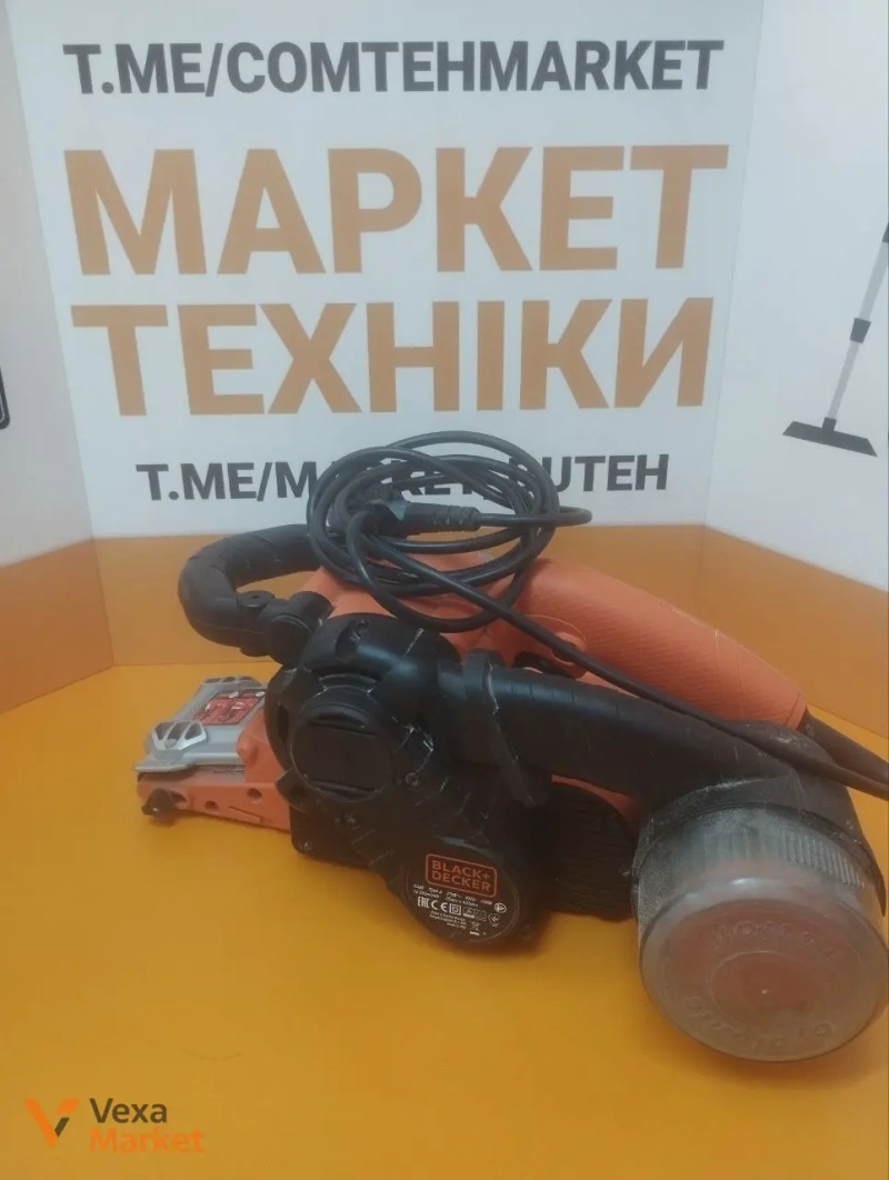 Шліфувальна машина BLACK DECKER KA88 Стрічкова 720 Вт — фото 2