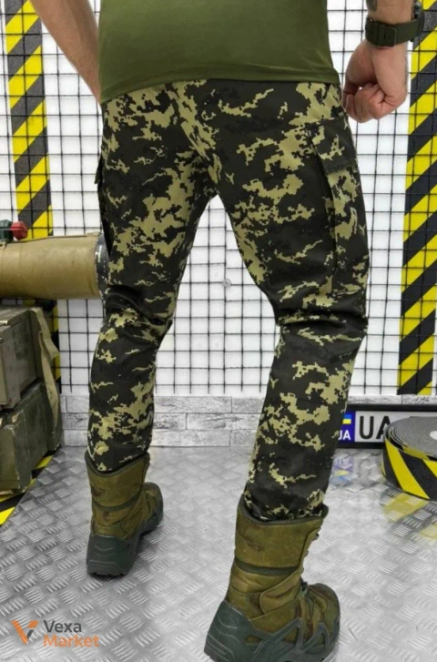 Штани піксель, матеріал браш, розміри S-XXL