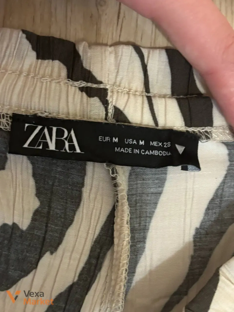 Штани ZARA зебра розмір M — фото 2