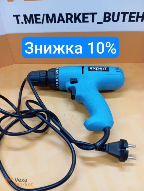 Шуруповерт мережевий EXPERT TOOLS ED-116