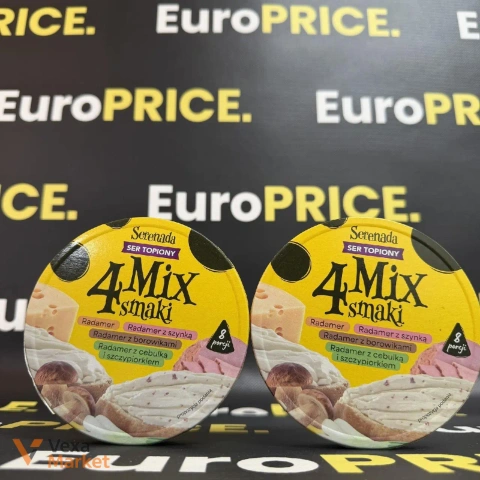 Сир плавлений Серенада 4 Mix смаки 8 порцій 140г