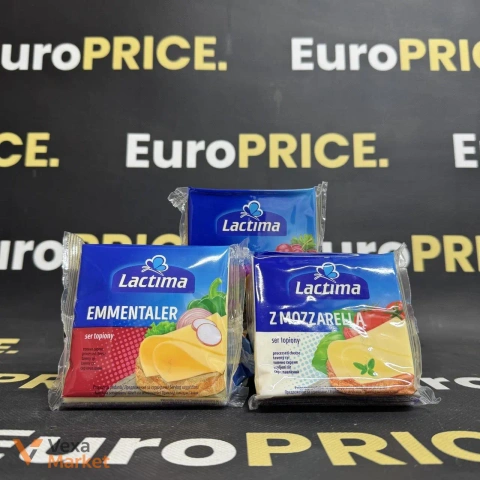 Сир тостовий Lactima Emmentaler / Mozzarella 130г