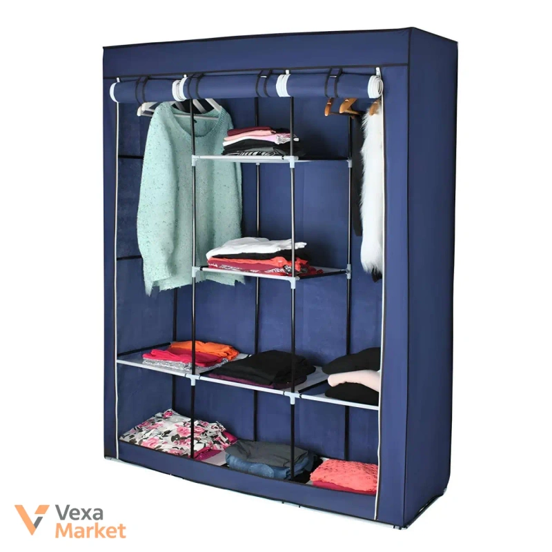 Складна тканинна шафа на 3 секції Storage Wardrobe 88130 — фото 2