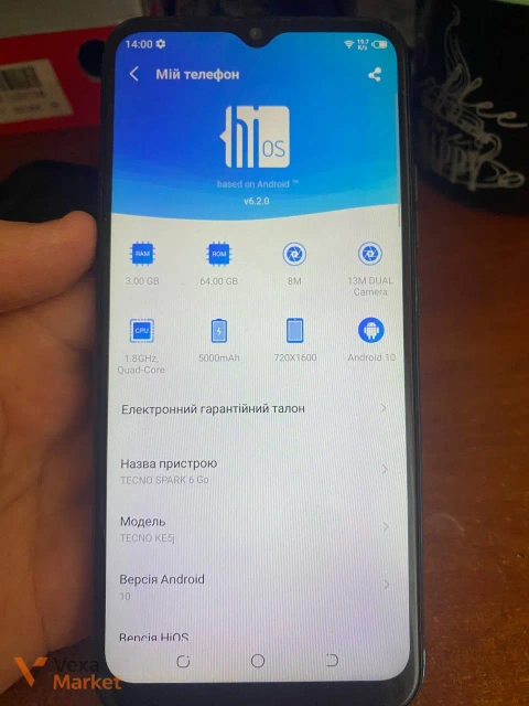 Смартфон Tecno Spark 6 Go