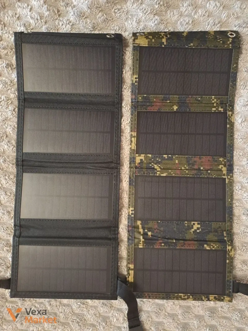 Солнечная панель 20W, 2 USB 5V, складная, монокремний — фото 4