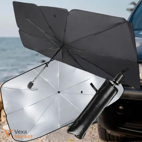 Сонцезахисна парасолька Car Umbrella для автомобіля 79х130см