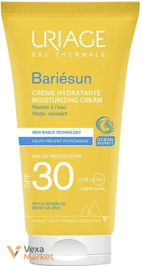 Сонцезахисний крем Uriage Bariésun High Protection Moisturizing Cream SPF 30 50 ml