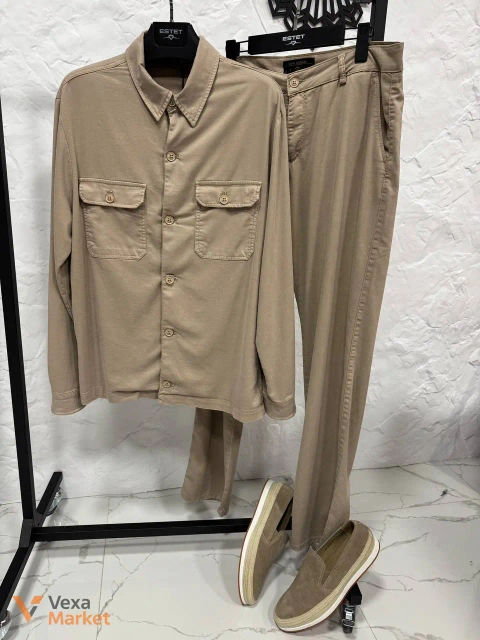 Сорочка off road та штани, взуття Prada