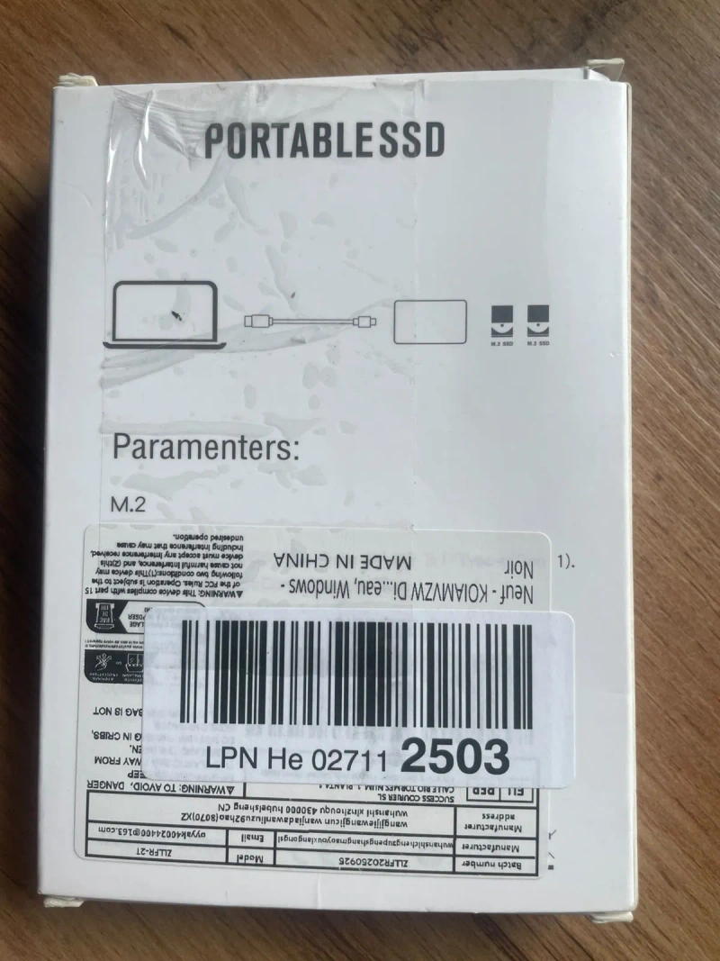 SSD 2TB usb type-c 3.1 — фото 2