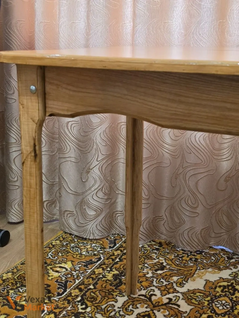Стіл з натурального ясеня, ручна робота, 60x90 см — фото 2