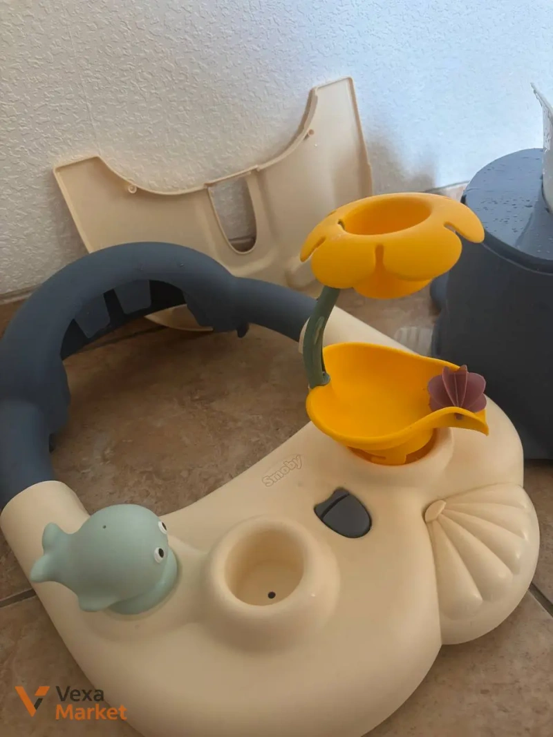 Стільчик для купання Smoby Little 2 в 1 з ігровою панеллю — фото 3