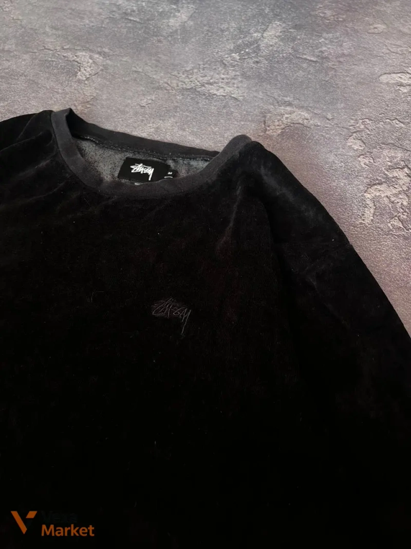 Stussy Velvet Sweatshirt M — фото 2