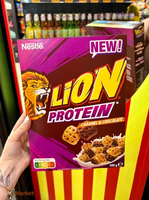 Сухий сніданок Nestle Lion Caramel Chocolate Protein 340г