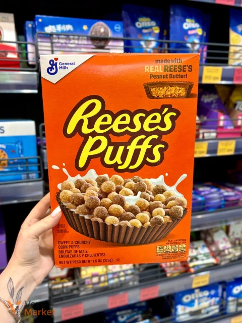 Сухий сніданок Reese's Puffs з арахісовою пастою 326г