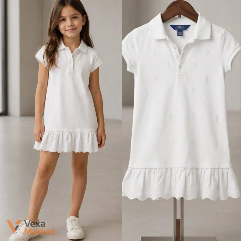 Сукня Polo Ralph Lauren для дівчинки, біла, розмір 5
