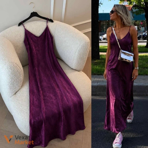 Сукня в стилі sleep dress довжина 141 см, ОГ 47 см, стегна 55 см