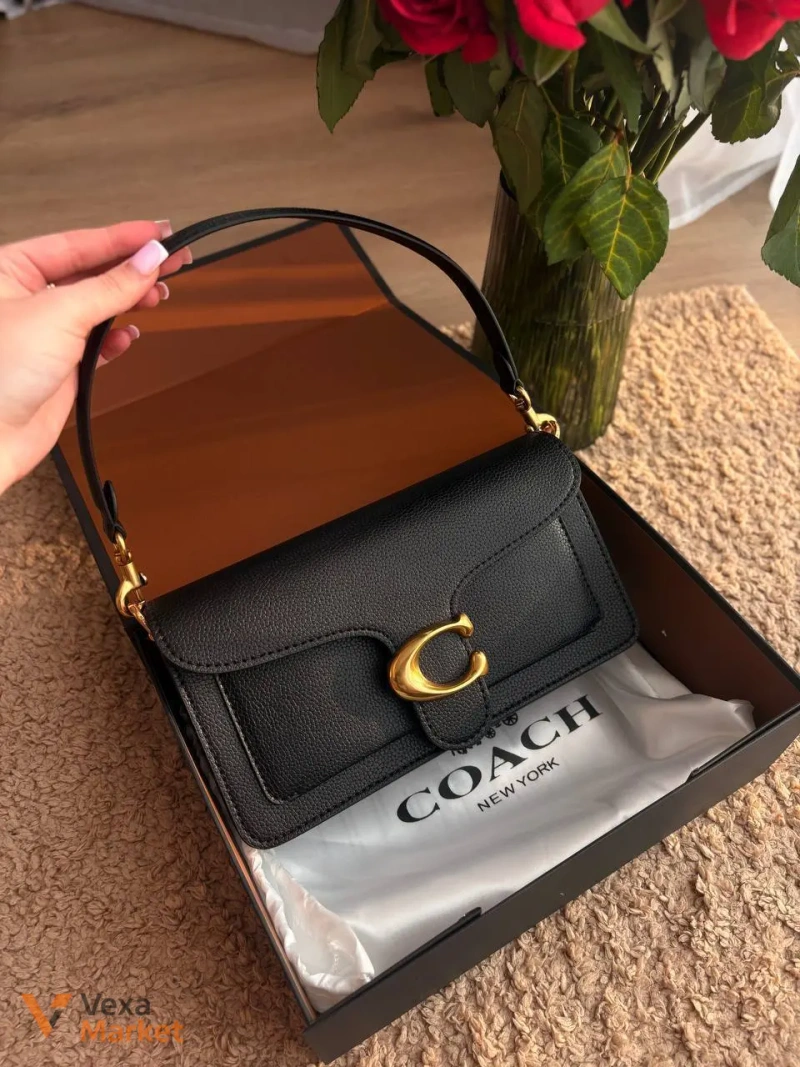Сумка Coach черная — фото 5