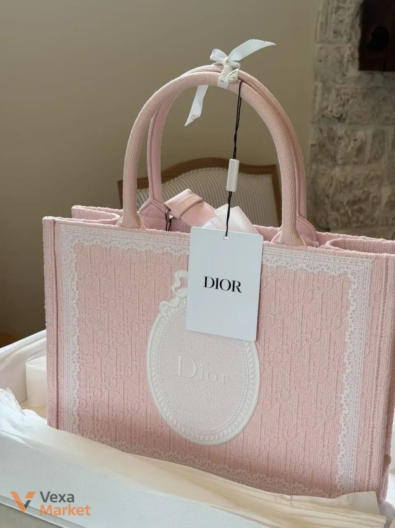 Сумка Dior Book Tote рожева — фото 2