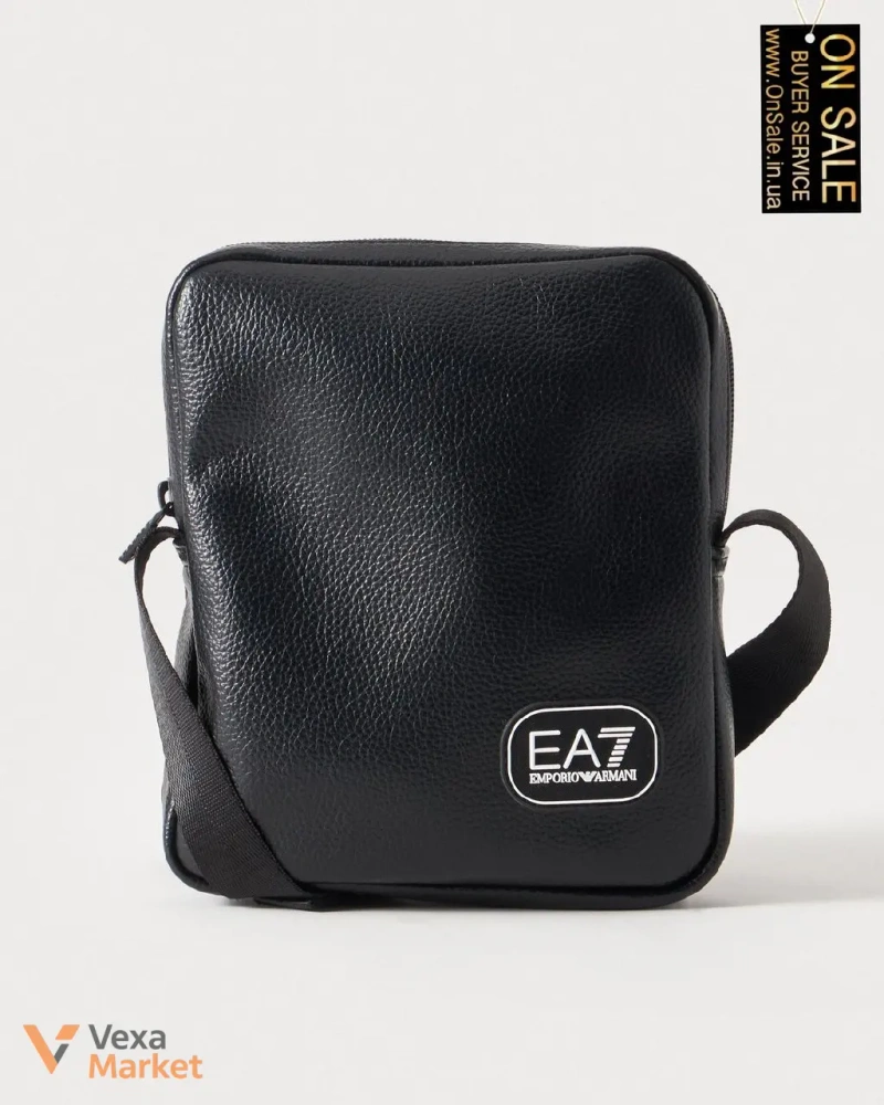 Сумка Ea7 Emporio Armani TRAIN CROSSBODY UNISEX чорна — фото 2