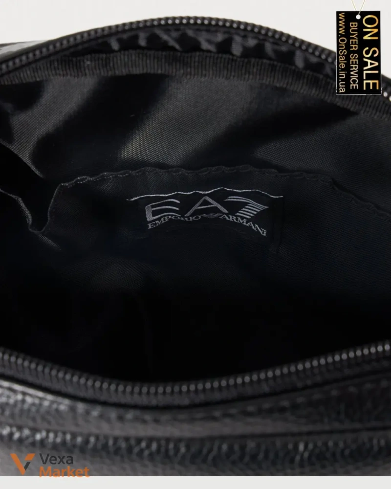 Сумка Ea7 Emporio Armani TRAIN CROSSBODY UNISEX чорна — фото 4