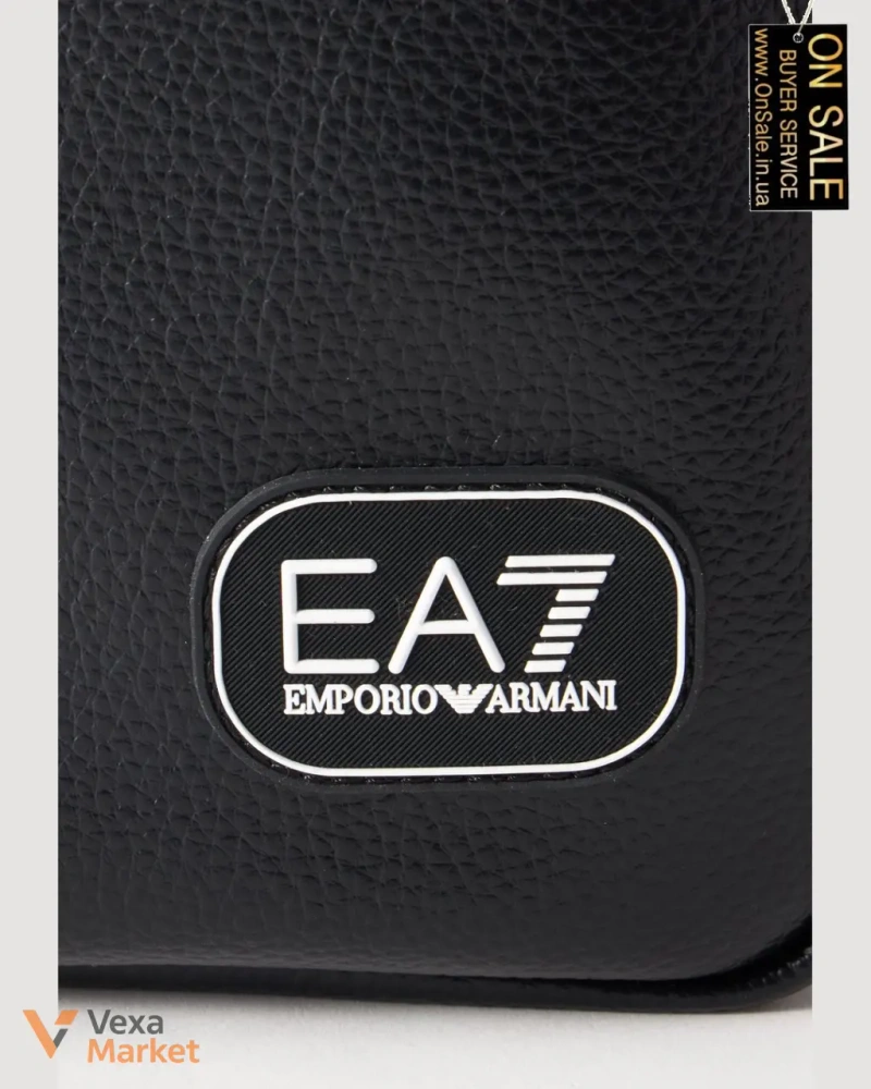 Сумка Ea7 Emporio Armani TRAIN CROSSBODY UNISEX чорна — фото 5