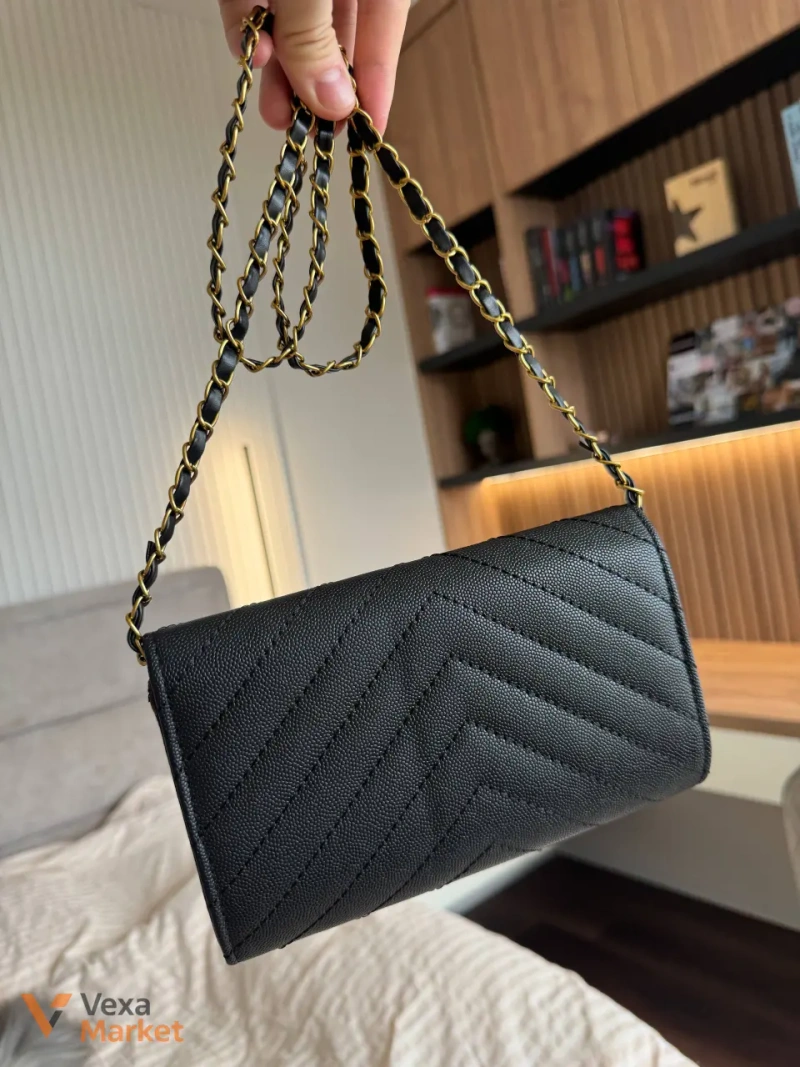 Сумка клатч Saint Laurent на ланцюжку — фото 5