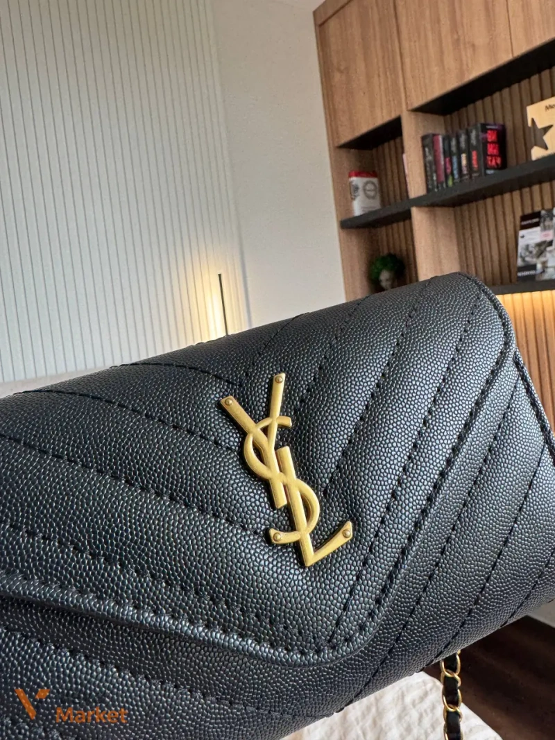 Сумка клатч Saint Laurent на ланцюжку — фото 6