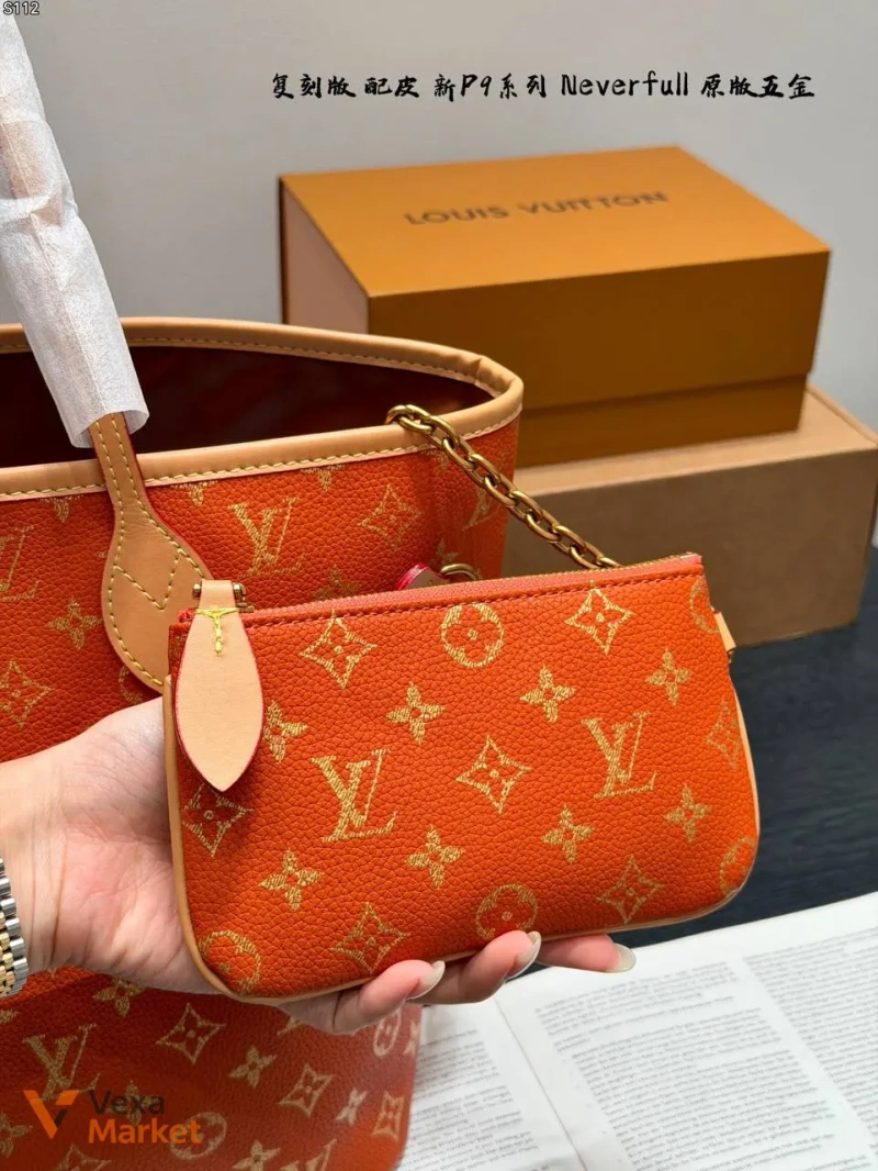 Сумка Louis Vuitton Neverfull натуральна шкіра — фото 2
